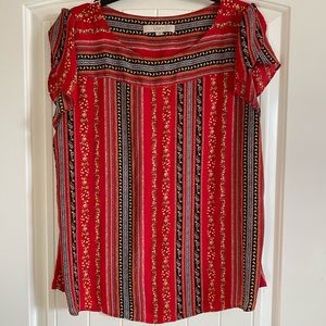 LOFT Tulip Sleeve Blouse